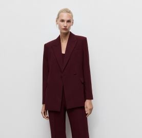 Double-breasted suit jacket - Women MANGO USA at Mango